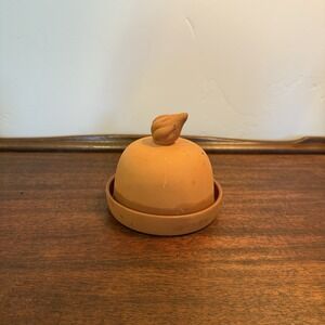Vintage Garlic‎ Baker Roaster Terra Cotta 1993 Boston Warehouse Ceramic